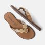 Lazamani Mey toe slipper flex sole multi
