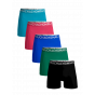 Muchacomalo 5-pack light cotton solid boxer multi