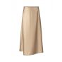 Aaiko lola satin skirt warm beige