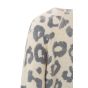 Yaya l/s sweater with all-over print sand dessin