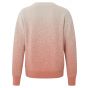 Yaya dip dye sweater l/s crabapple red dessin