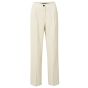 Yaya wide leg pleath trouser elastic waist sand
