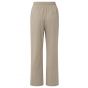 YAYA jersey wide leg trousers with slit teak green
