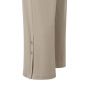 YAYA jersey wide leg trousers with slit teak green