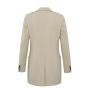 Yaya soft woven knitted sleeves blazer beige