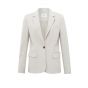 YAYA jersey tailored slim fit blazer beige