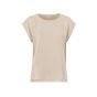 Yaya top cap sleeve oxford tan sand