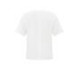 YAYA t-shirt with braided detail pure white