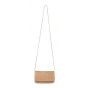 Yaya suede mini bag with chain sand