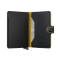 Secrid miniwallet matte black ochre