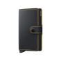 Secrid miniwallet matte black ochre
