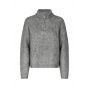 Modstrom kaneMD zip t-neck dark grey melange