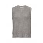 Modström timme vest spencer light grey melange