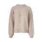Modström truce o-neck beige melange
