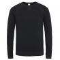 Cast Iron r-neck sweater cotton structure black