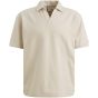 Cast Iron Short sleeve polo relaxed fit stru Silve