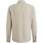 Cast iron l/s shirt mesh stripe silver birch