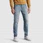 Cast Iron shiftback slim tapered jeans grey blue