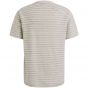 Cast iron s/s r-neck stripe silver birch