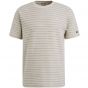 Cast iron s/s r-neck stripe silver birch
