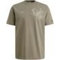 Cast Iron Short sleeve r-neck regular fit si Vetiv