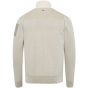 Pme legend zip jacket cotton knit bone white