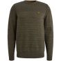 PME-Legend R-neck cotton mouline Dusky Green