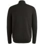 PME-Legend Half zip collar cotton mouline (or Blac
