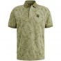 PME legend s/s polo two tone pique printed green