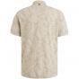 PME legend s/s polo two tone pique printed bone wh