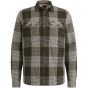 PME-Legend LONG SLEEVE SHIRT Structure Block Olive