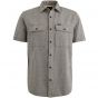 PME legend l/s shirt linen dobby olive night