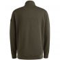 PME-Legend Half zip collar knit look jersey Beluga