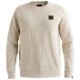 PME-Legend Crewneck jacquard sweat Bone White Mele