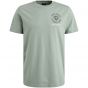 PME-Legend Short sleeve r-neck single jersey Silve