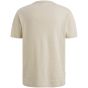 PME-Legend Short sleeve r-neck jacquard strip Bone