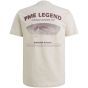PME-Legend Short sleeve r-neck single jersey Bone 