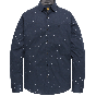 PME Legend l/s shirt poplin print navy blazer
