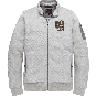 PME Legend zip sweat jacket light grey melange