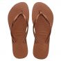 Havaianas Slim slipper rust/metalic copper