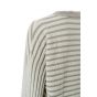 YAYA stripe sweater thunderstorm grey dessin