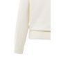 YAYA V-hals trui met top off white knit melan