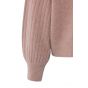 YAYA Trui met ribgebreide mouwen blush pink melang