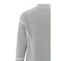 YAYA sweater stripes medium grey melange