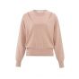 YAYA sweater deepr-neck with top dusty pink