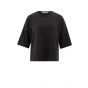 YAYA Oversized fine knitted t-shirt phantom
