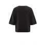 YAYA Oversized fine knitted t-shirt phantom