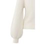 YAYA Trui met wijde col wool white