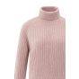 YAYA Coltrui met kabeldetail shadow gray pink mel