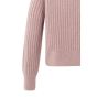 YAYA Coltrui met kabeldetail shadow gray pink mel